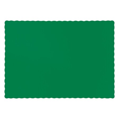 Emerald Green Placemats, 13x9.5, 600PK
